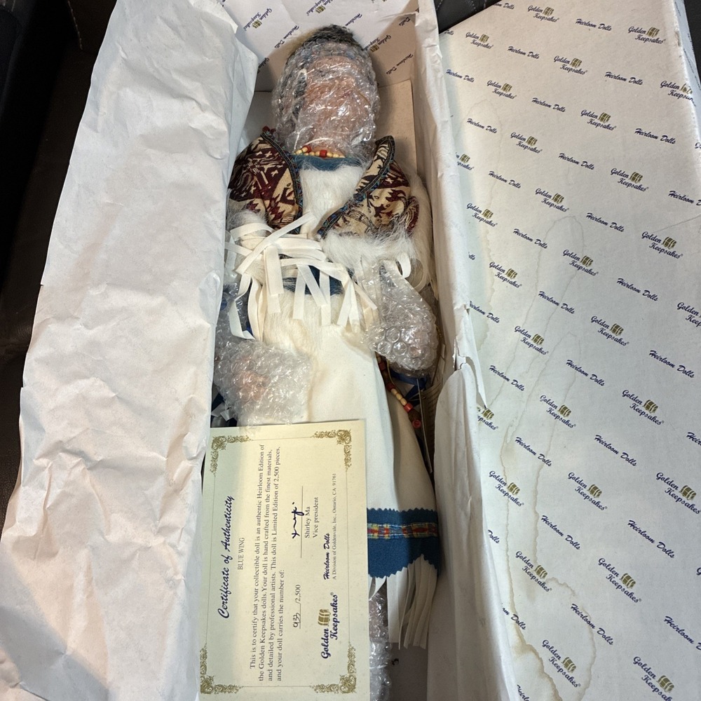 Golden Keepsakes Indian Doll 24 "